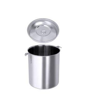 Kinematica V2A-Stainless Steel Homogenizing Vessel with Cover GS 100-1.C, Capacity 1000 mL