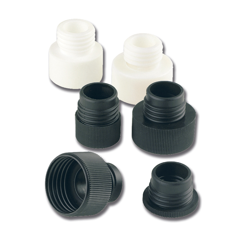 Socorex Bottle to Neck Adapter for 525 solutae 530 Calibrex Organo Dispensers, PP, 45 to 40 mm