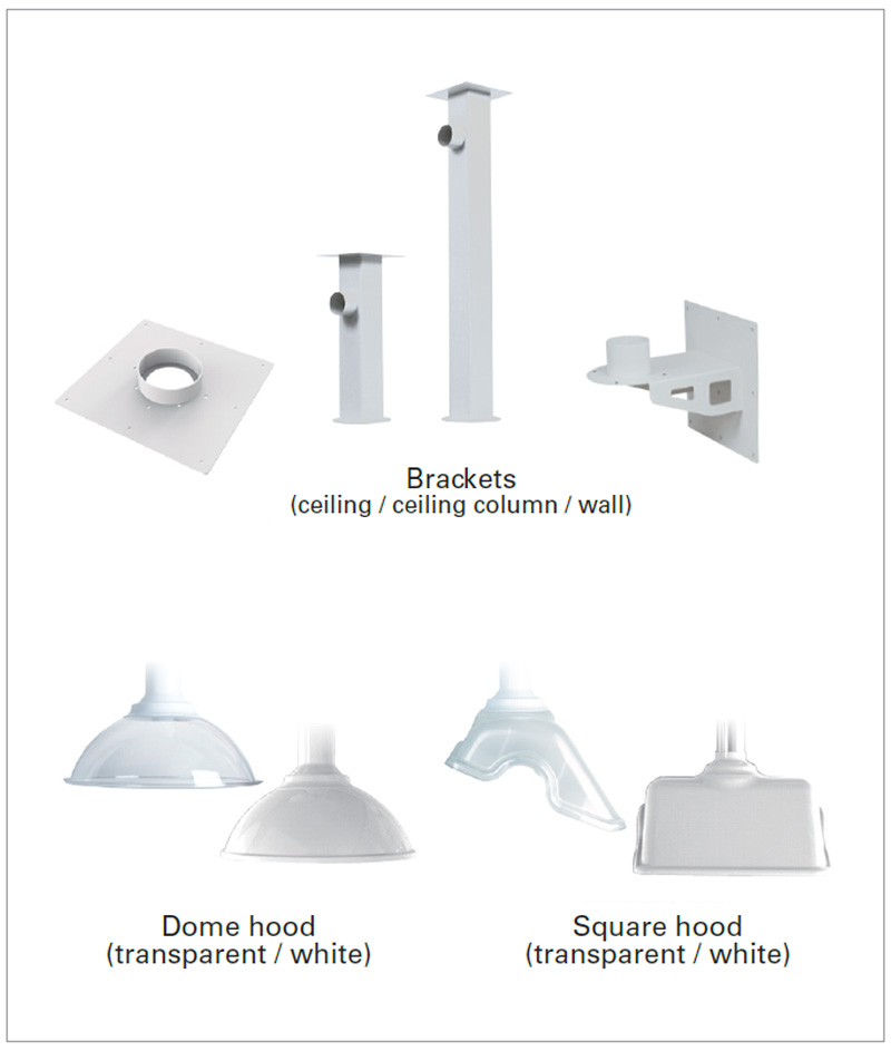 JEIOTECH Bracket (Ceiling, 260x260x2 (WxDxH, mm)) for AH-75
