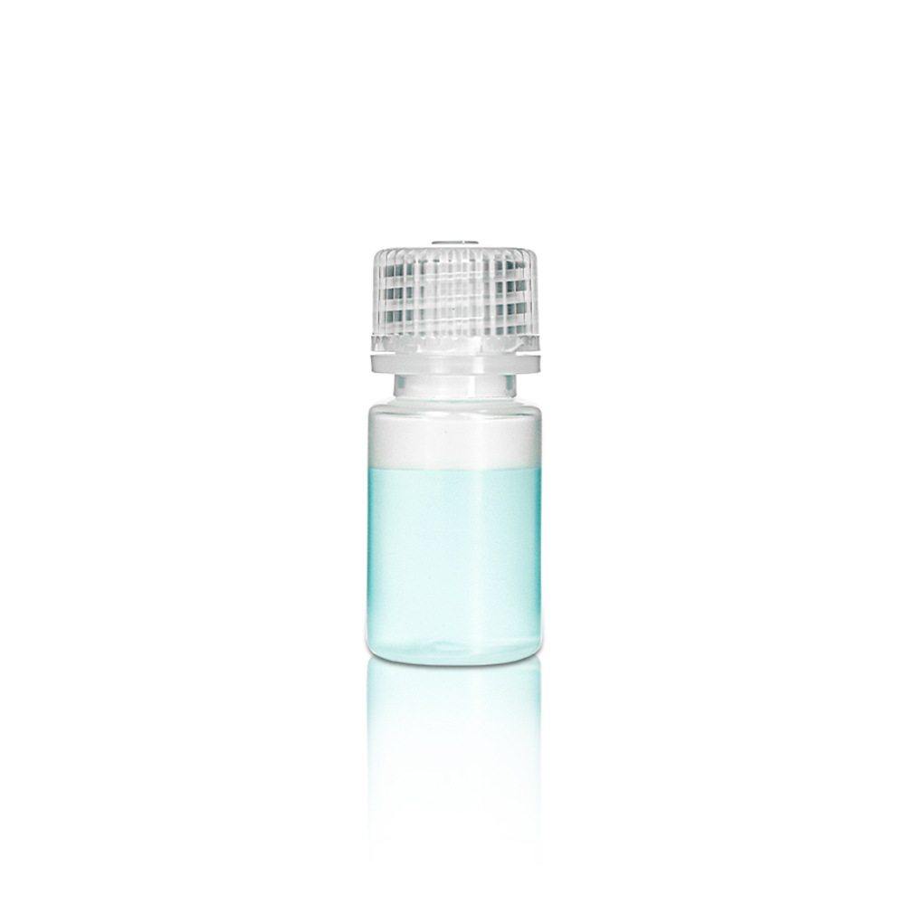 15mL PP Reagent Bottle and Cap. Narrow Mouth. Translucent. Non-Sterile 100 pieces/bag. 10bags/carton